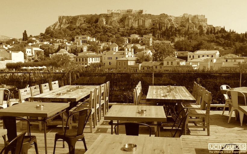Rooftop bar, Athens