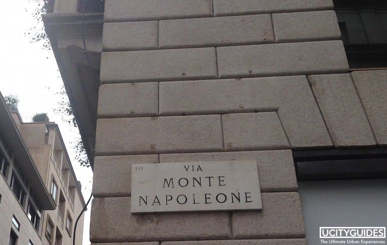 Via Montenapoleone, Milan